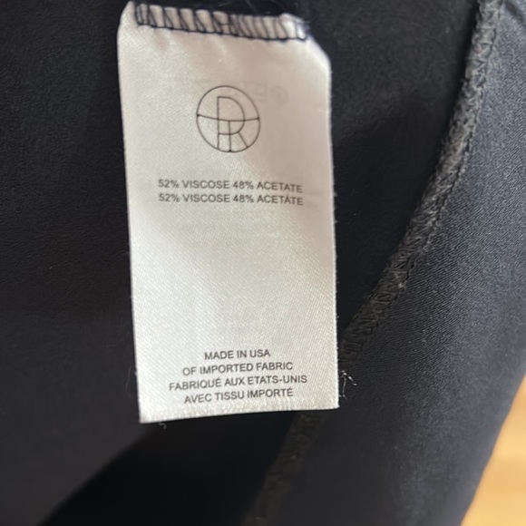 The Row - Dark Navy Blue VNeck Shift Mini Dress Size 0/2 XS - Picture 5 of 9